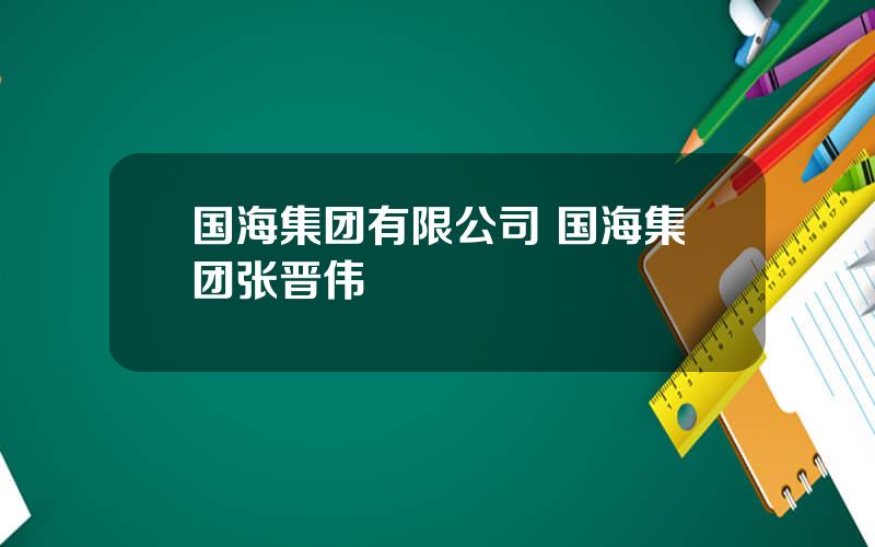 国海集团有限公司 国海集团张晋伟